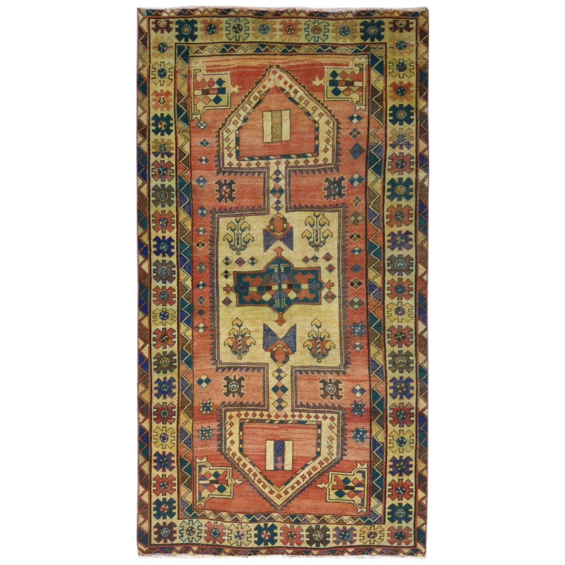 Overdyed & Vintage Rugs LUV729711